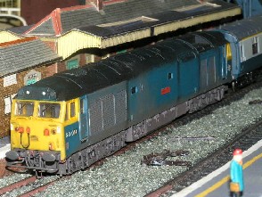 Solihull Model Railway Circle - 50014 'Warspite' BR Blue